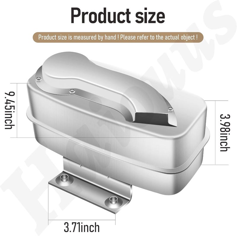 Haiouus 532188655 Muffler W/screws Compatible With Husqvarna, Craftsman, Poulan, Ariens, B&S 46" 20HP CT153 CTH194 CT154 LTH2038 CTH2038 YT3000 LT1000 lawn mowers Replaces 5321886-55 188655 580532301 - Image 3